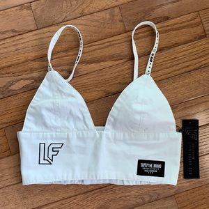LF White Crop Top